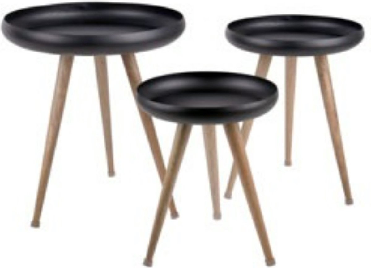 Leitmotiv - Table Set Tripod w. Mango Wood Legs