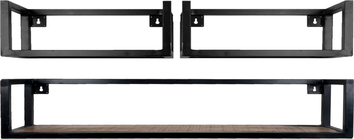 Home67 - Wandplank Vintage - Set van 3 Groot
