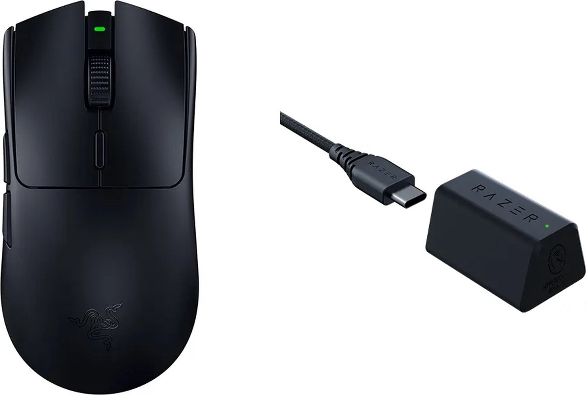 Razer DeathAdder V3 Pro - Ultra-lightweight HyperSpeed Ergonomic Esports Mouse
