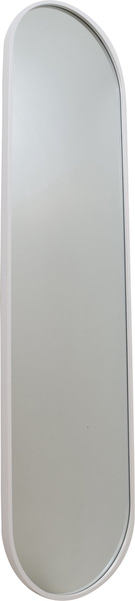 Fragix Boston Passpiegel Ovaal - Wit - Metaal - 150x40