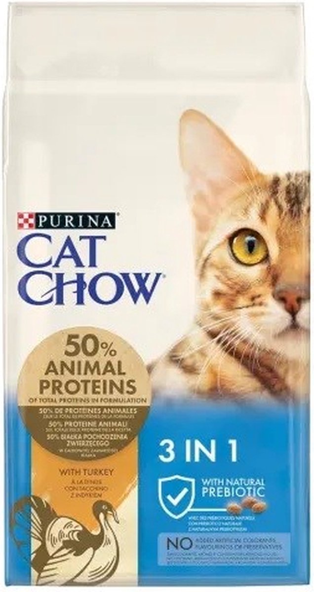Cat Chow Special Care 3in1 met Kalkoen - 15 kg