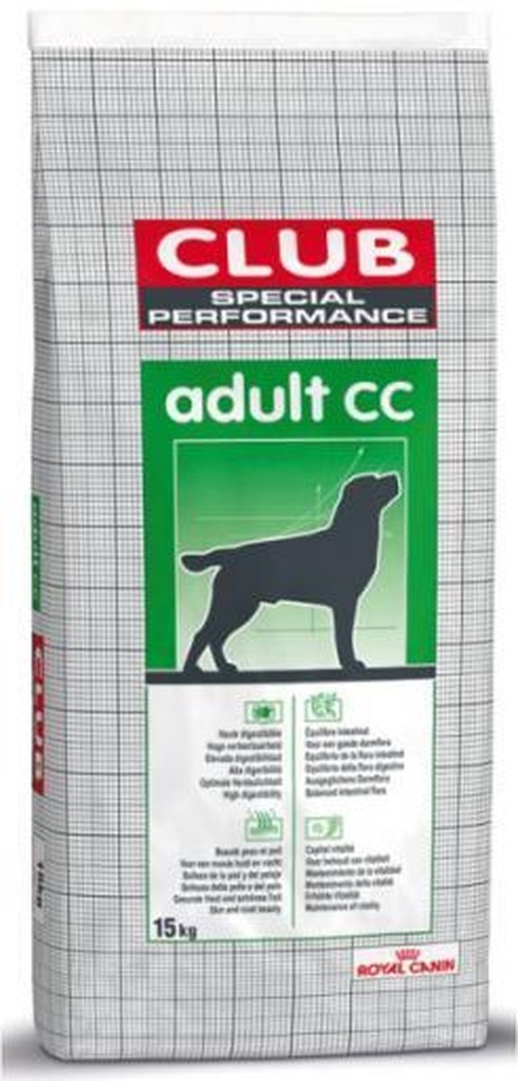 15kg Special Club Performance Adult CC Royal Canin Club Selection Hondenvoer