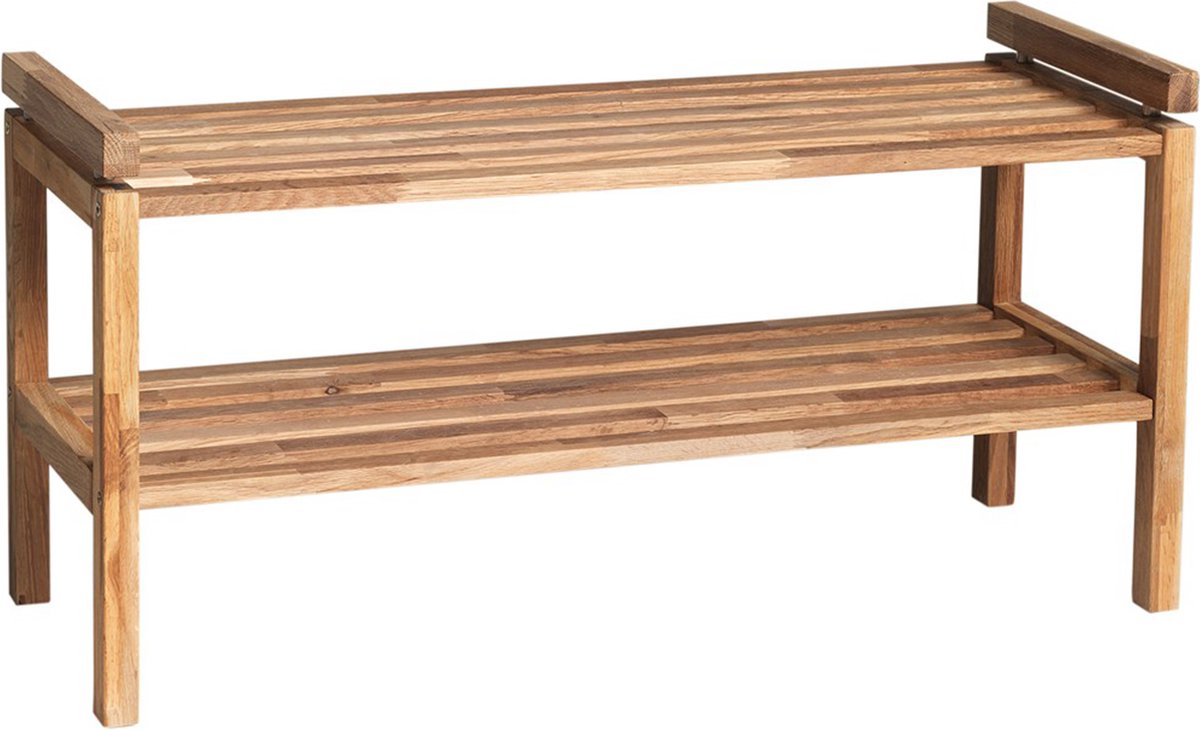 Rowico Home Confetti houten schoenenrek naturel - 80 x 30 cm