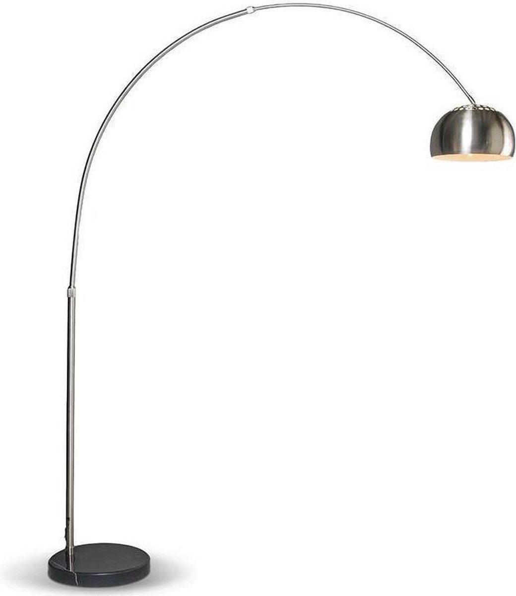 QAZQA Moderne booglamp staal verstelbaar - Grande