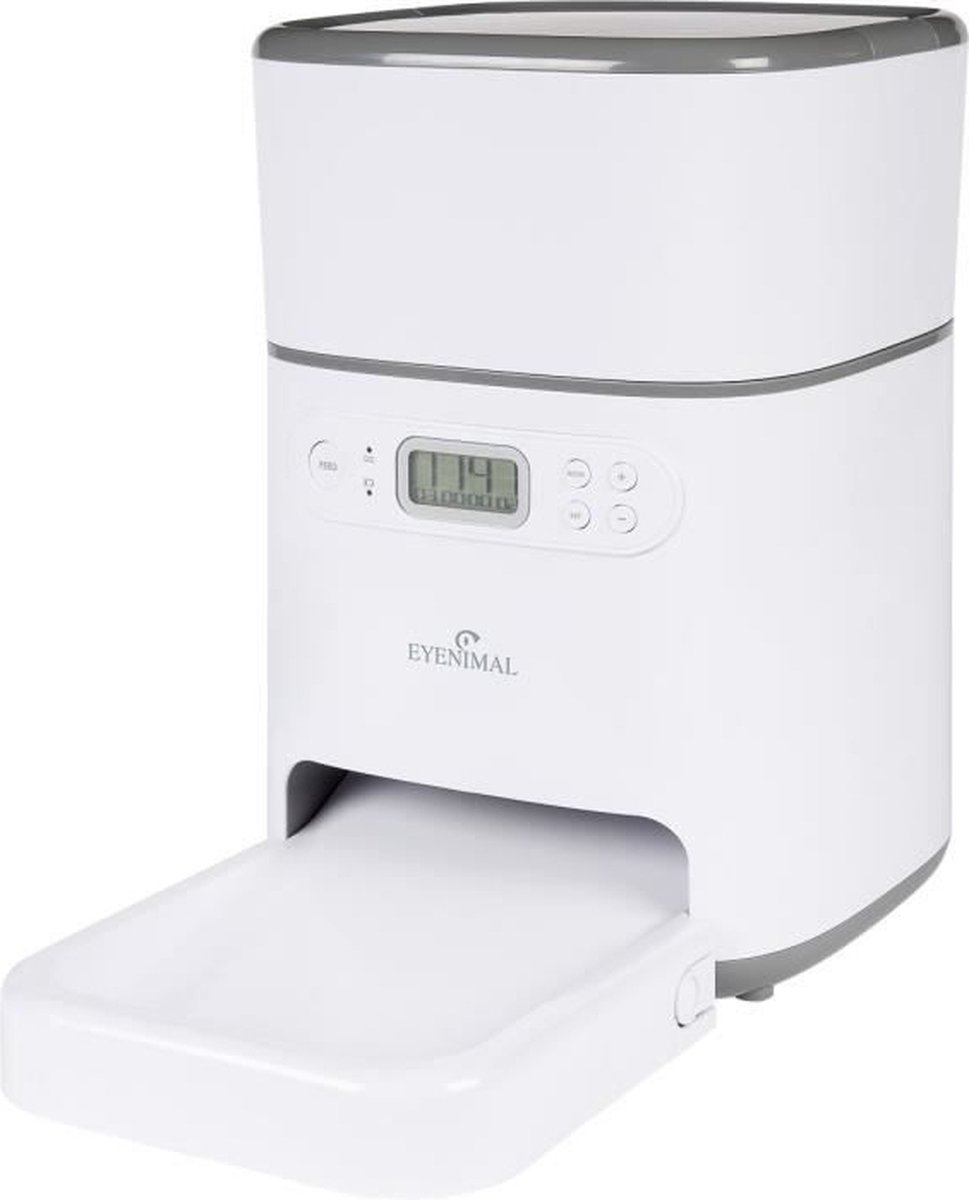EYENIMAL kleine Voerautomaat - tot 2.5kg droogvoer