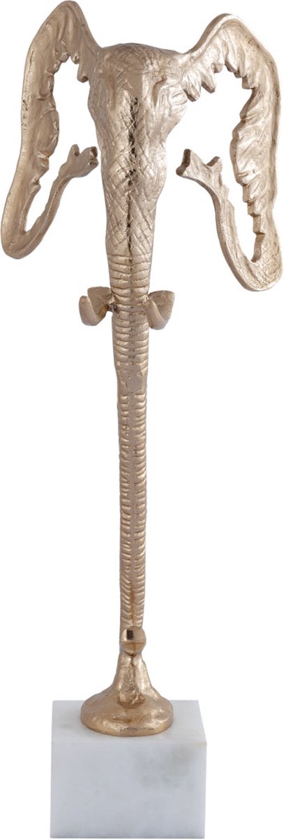 PTMD Horton Decoratief Beeld - 25x23x65 cm - Aluminium - Champagne