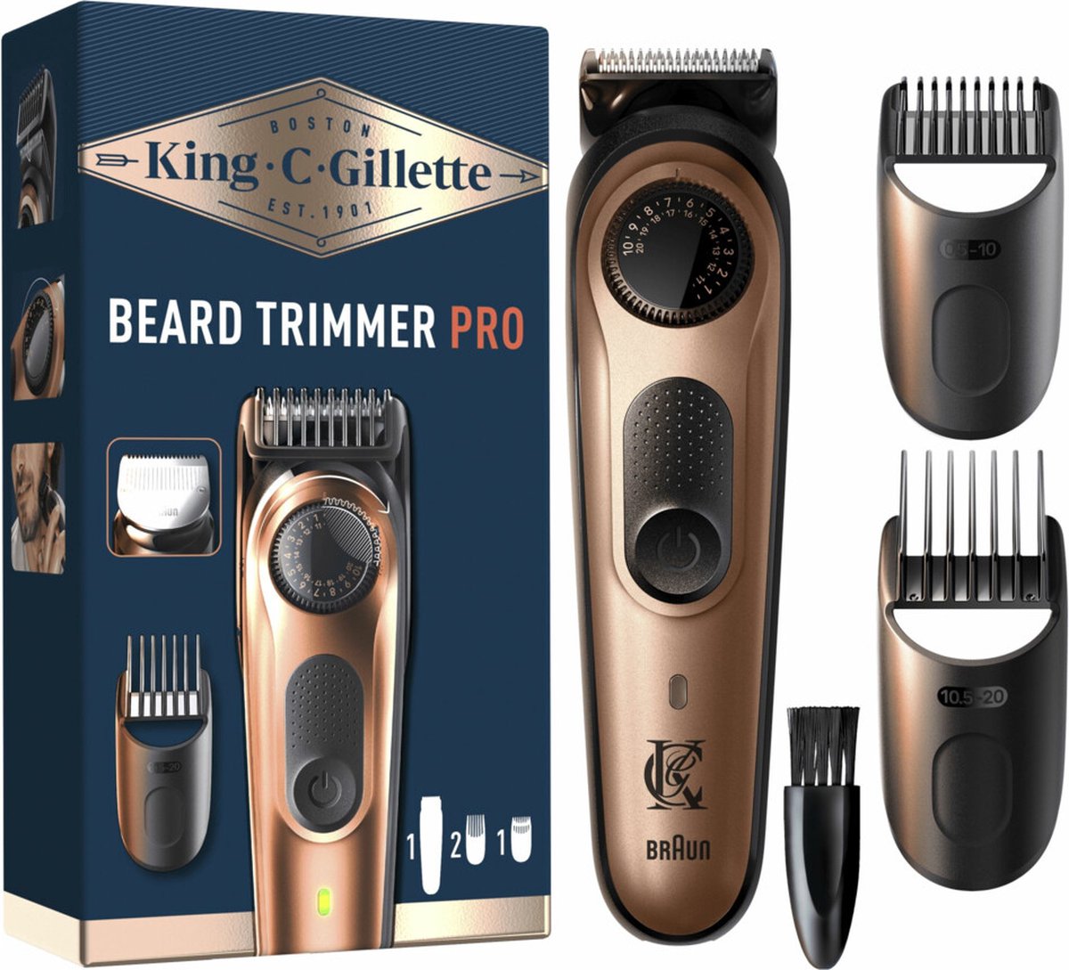 3x King C. Gillette Baardtrimmer Pro