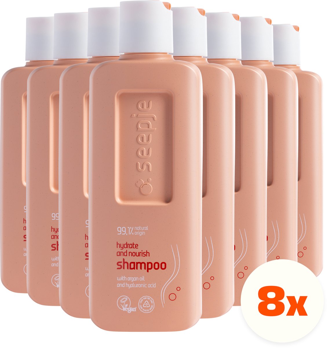 8x Seepje Hydrate&Nourish Shampoo 300 ml