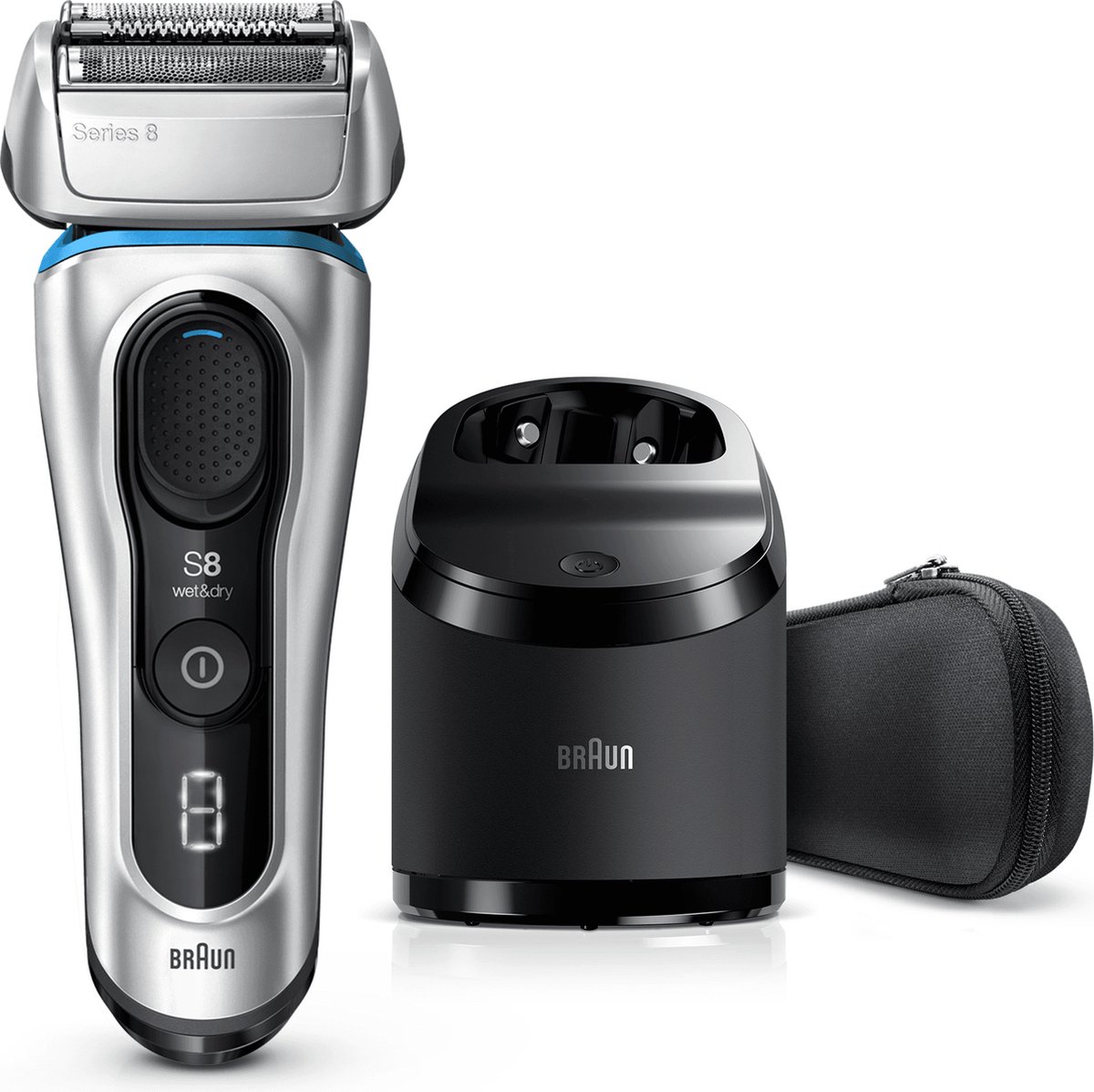 Braun Scheerapparaat Series 8 8370cc Zilver