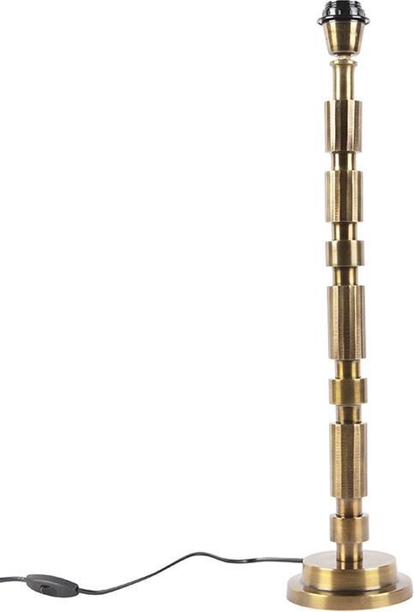 QAZQA Art Deco tafellamp brons zonder kap - Torre