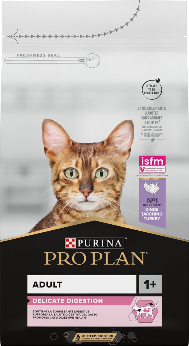 6x Pro Plan Adult Delicate Digestion Kalkoen 1,5 kg