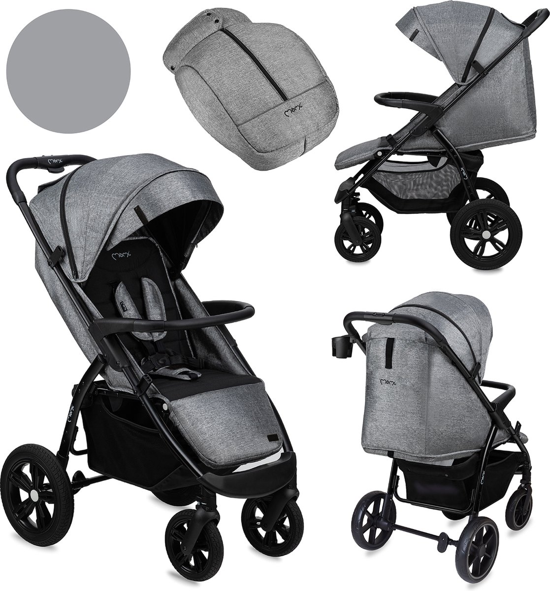 Buggy Momi Miya Grey