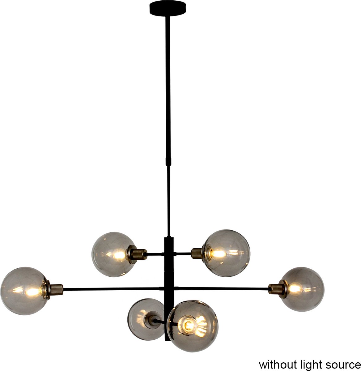 Steinhauer Hanglamp Constellation Draaibaar 2709ZW Zwart