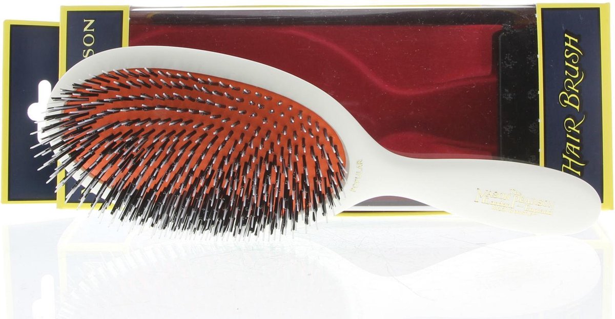 Mason Pearson BN1 Populair Bristle & Nylon Wit