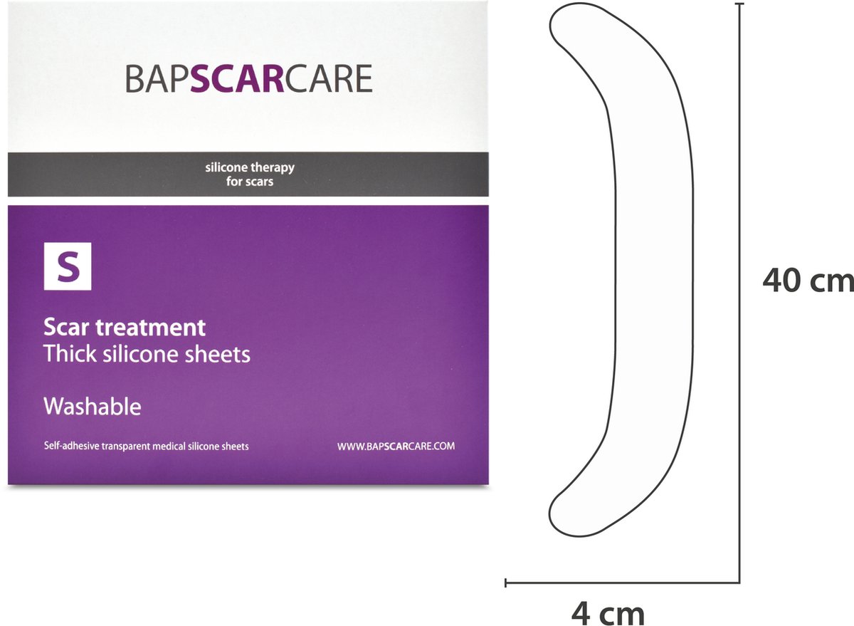 Bapscarcare S Abdomen 4 x 40 cm | 2 stuks
