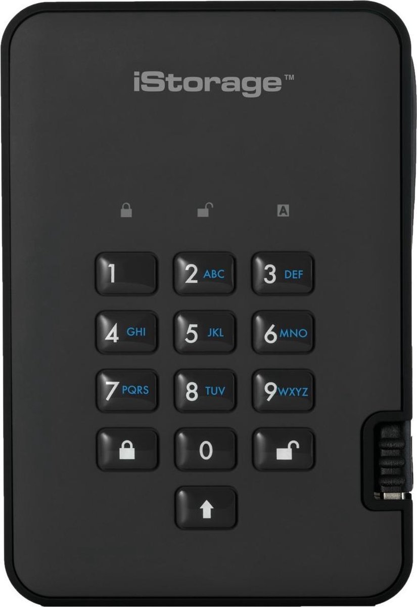 diskAshur2 SSD 256-bit 4TB - Black