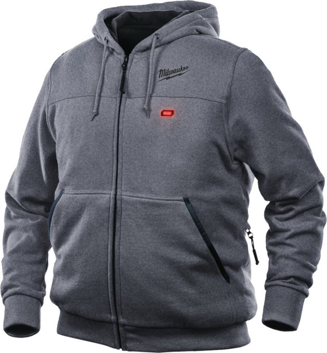 Milwaukee Verwarmde Hoodie - Maat: M - M12 HHGREY3-0 GREY-0 (M)