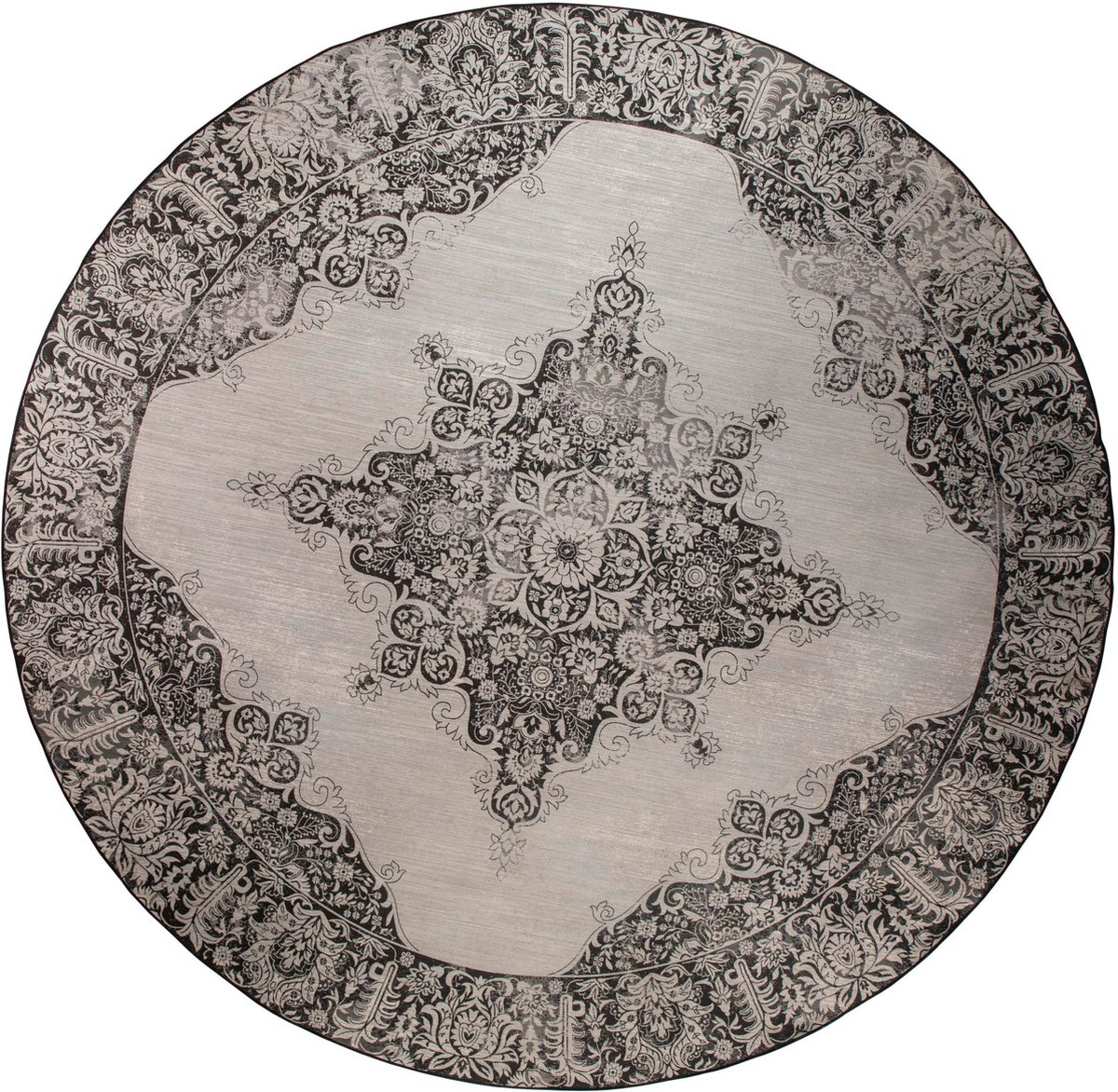 Zuiver Coventry Vloerkleed Ø 280 cm - Grijs