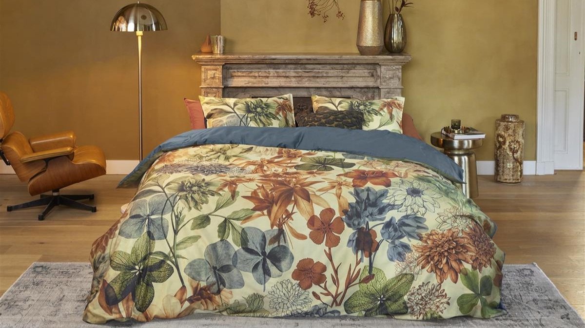 Beddinghouse Florian Dekbedovertrek 240 x 200/220 cm - Groen