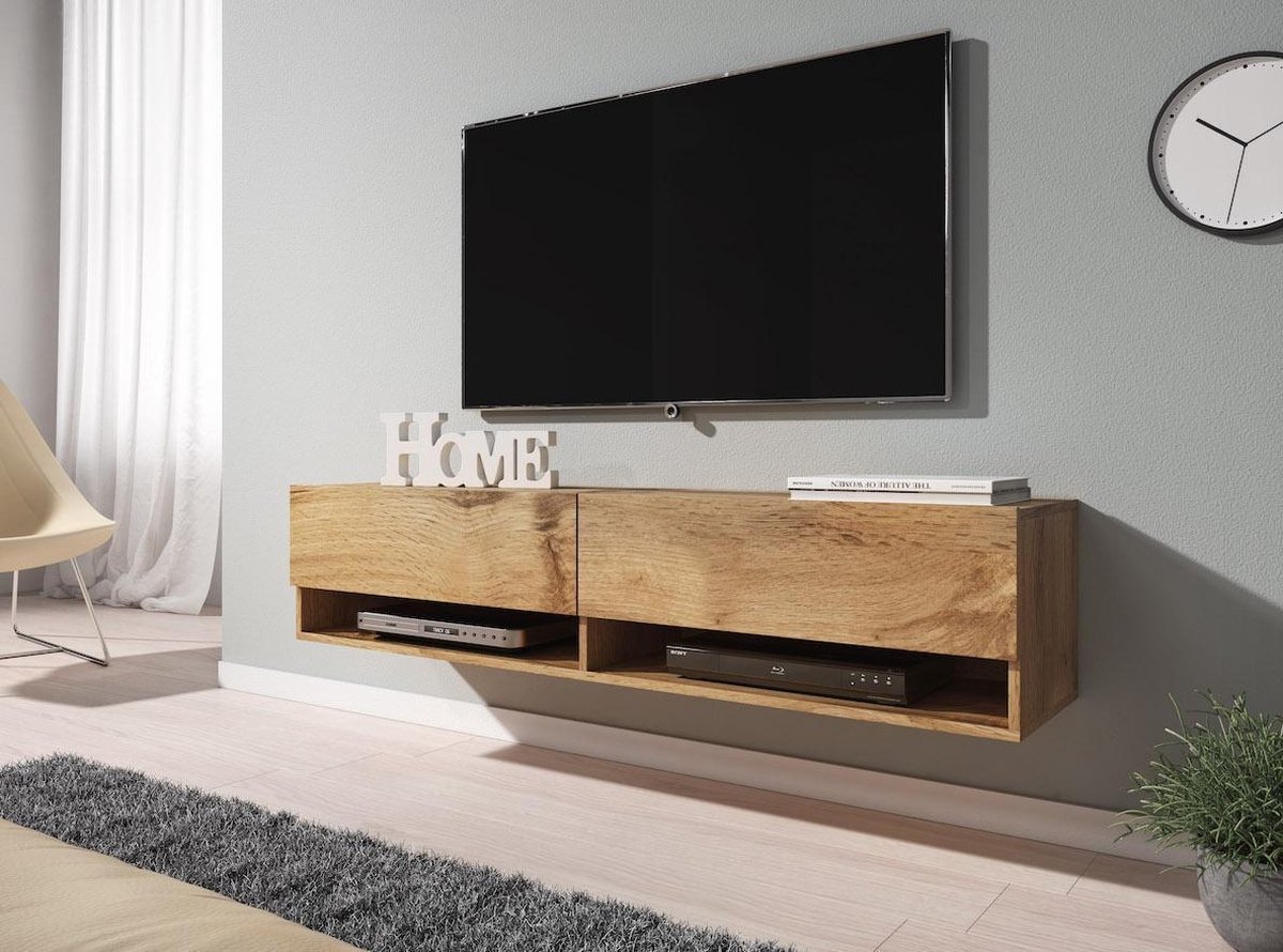 Meubella TV-Meubel Asino - Eiken - 140 cm