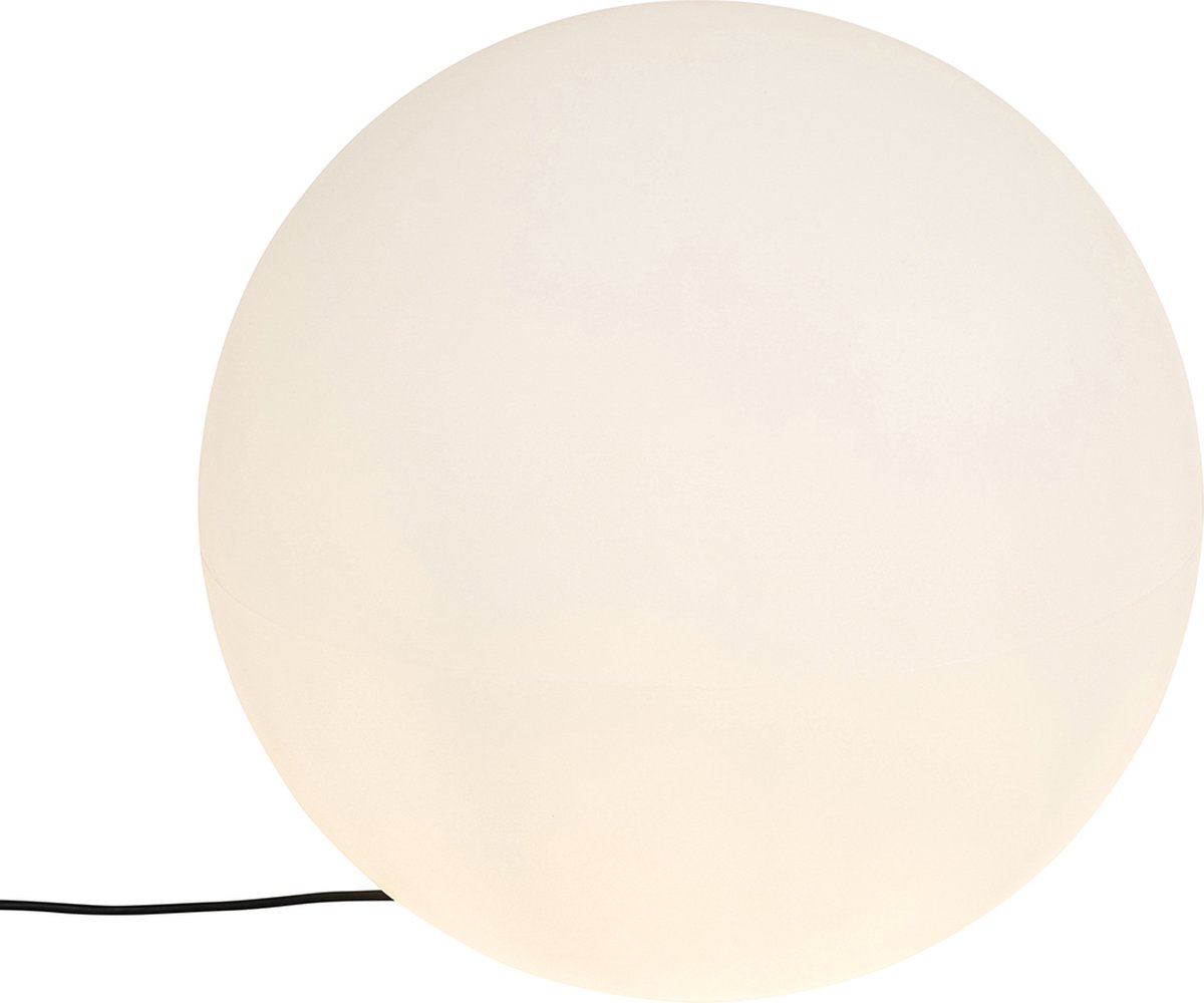 QAZQA Moderne buitenlamp wit 56 cm IP65 - Nura