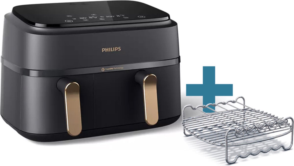 Philips 3000-serie - Airfryer met twee manden - NA352/04