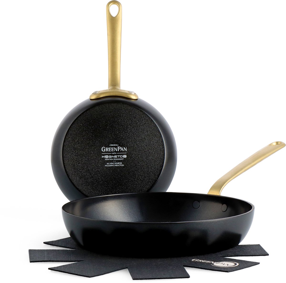 Greenpan Craft Koekenpannenset - Zwart 2-delig
