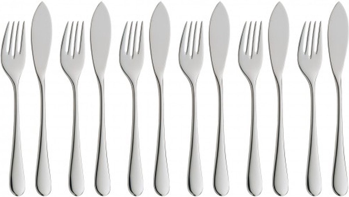 WMF - Merit 18/10 Protect - Visset 6 persoons 12-dlg
