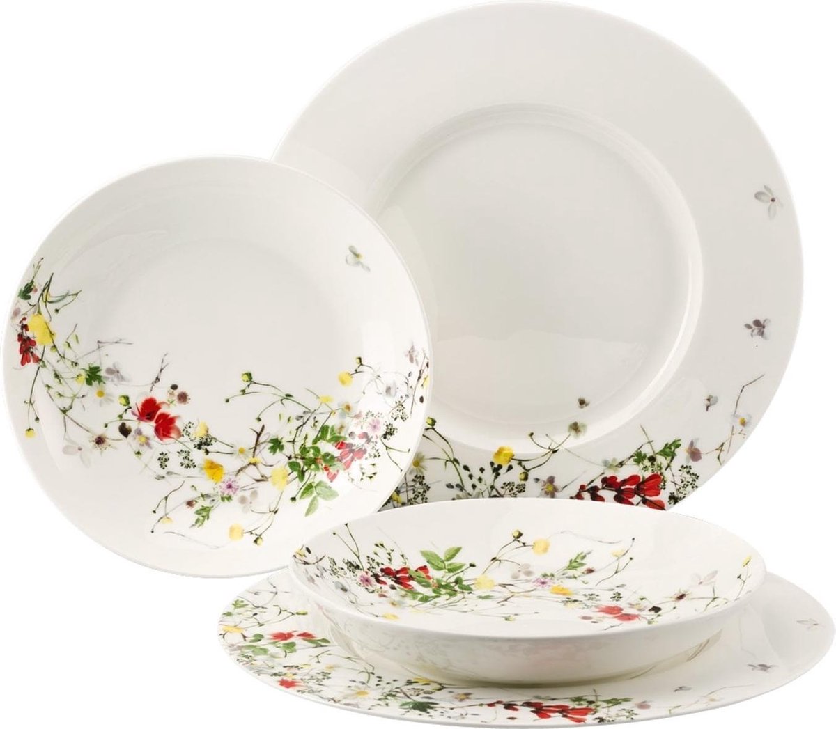 ROSENTHAL - Brillance Fleurs Sauvages - Serviesset 4-delig