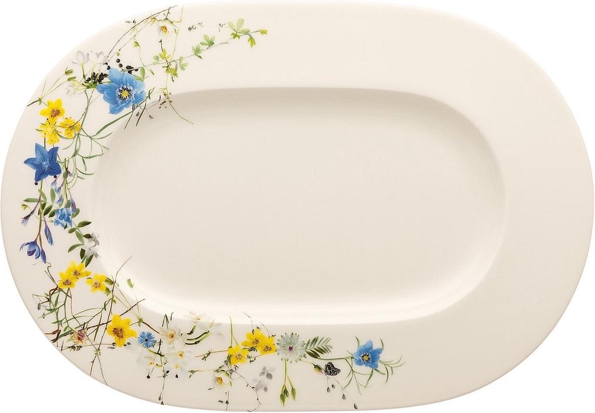 ROSENTHAL - Brillance Fleurs des Alpes - Vleesschaal 34cm