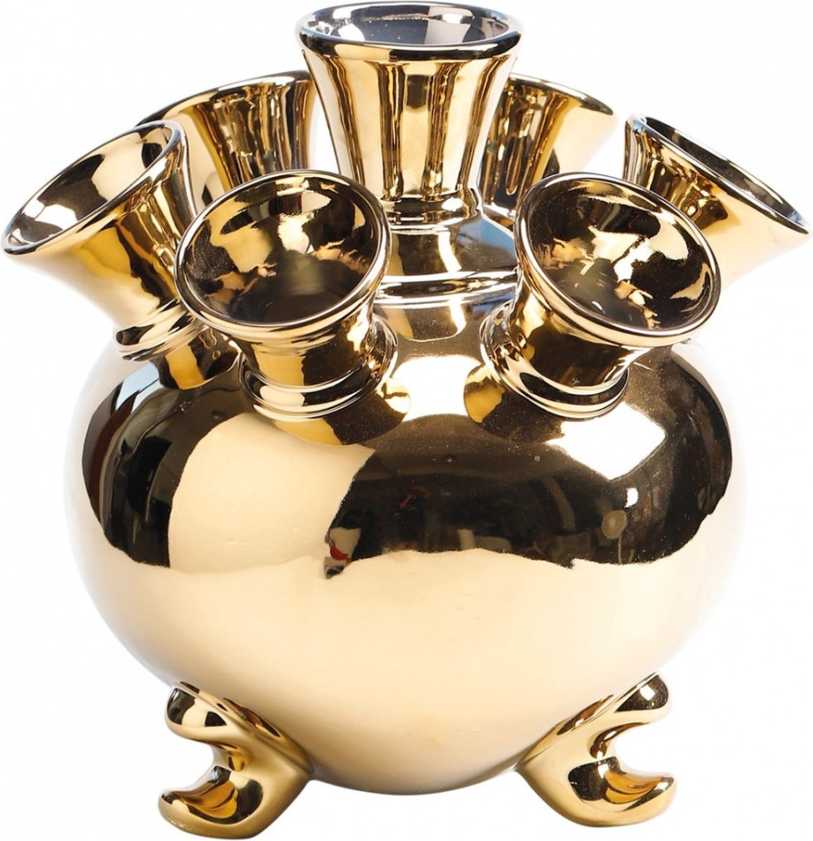 HEINEN - Cadeau - Tulpenvaas XL Goud 30cm