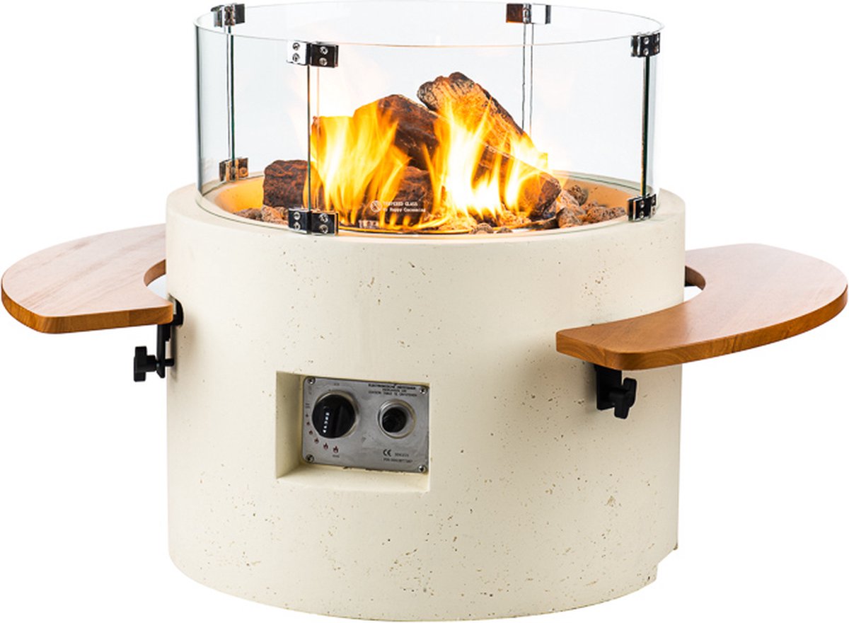 HAPPY COCOONING GLAZEN OMBOUW ROND VOOR ALLE COCOON TABLES