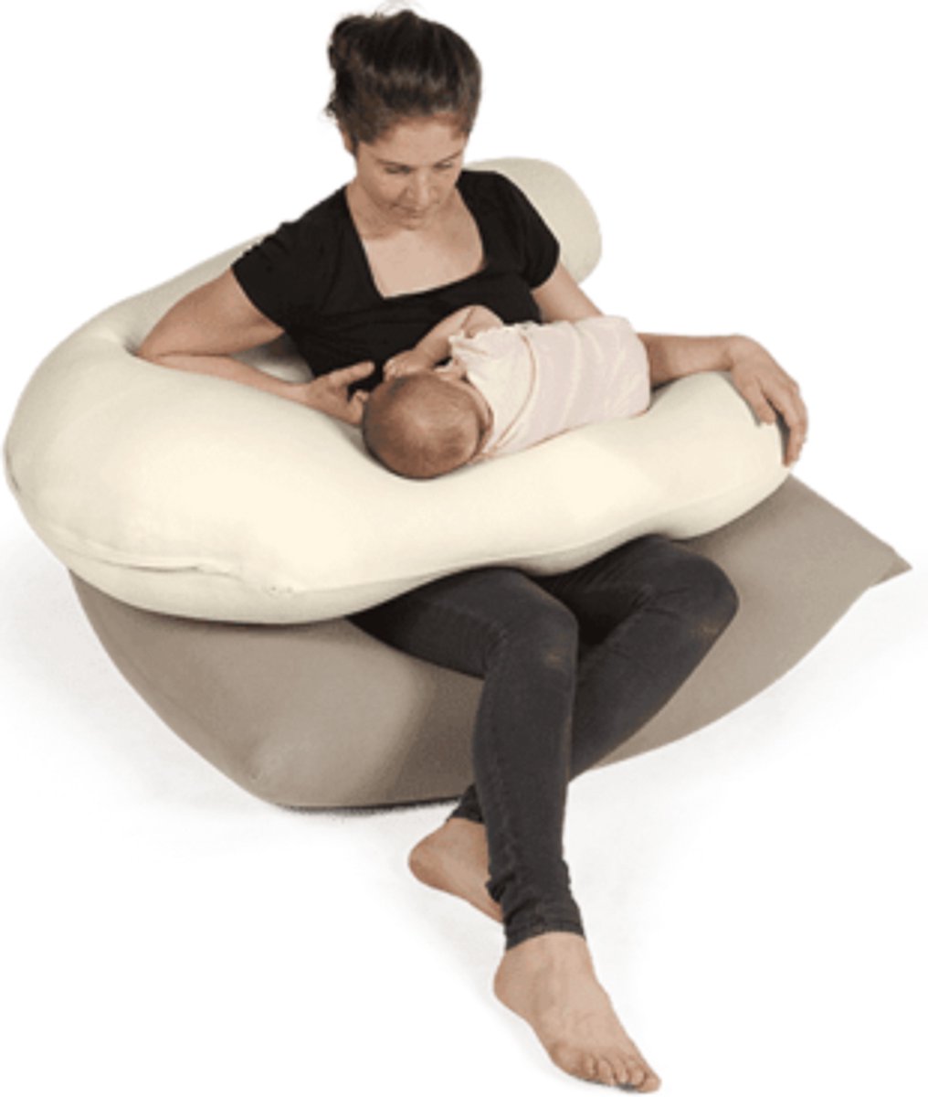 Terapy Uli voedingskussen - Off white | 100cm x 80cm x 30cm