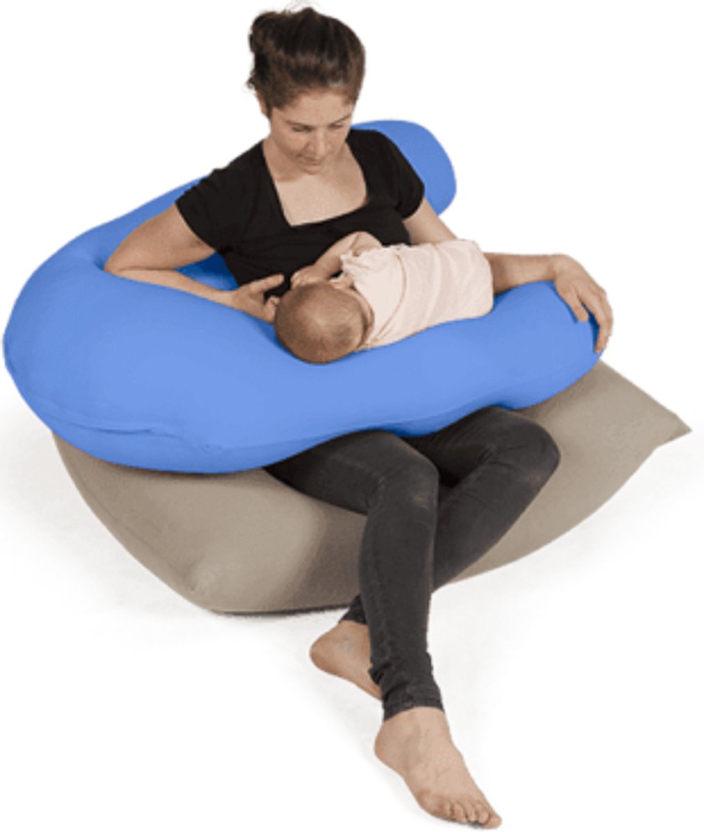 Terapy Uli voedingskussen - Turquoise | 100cm x 80cm x 30cm