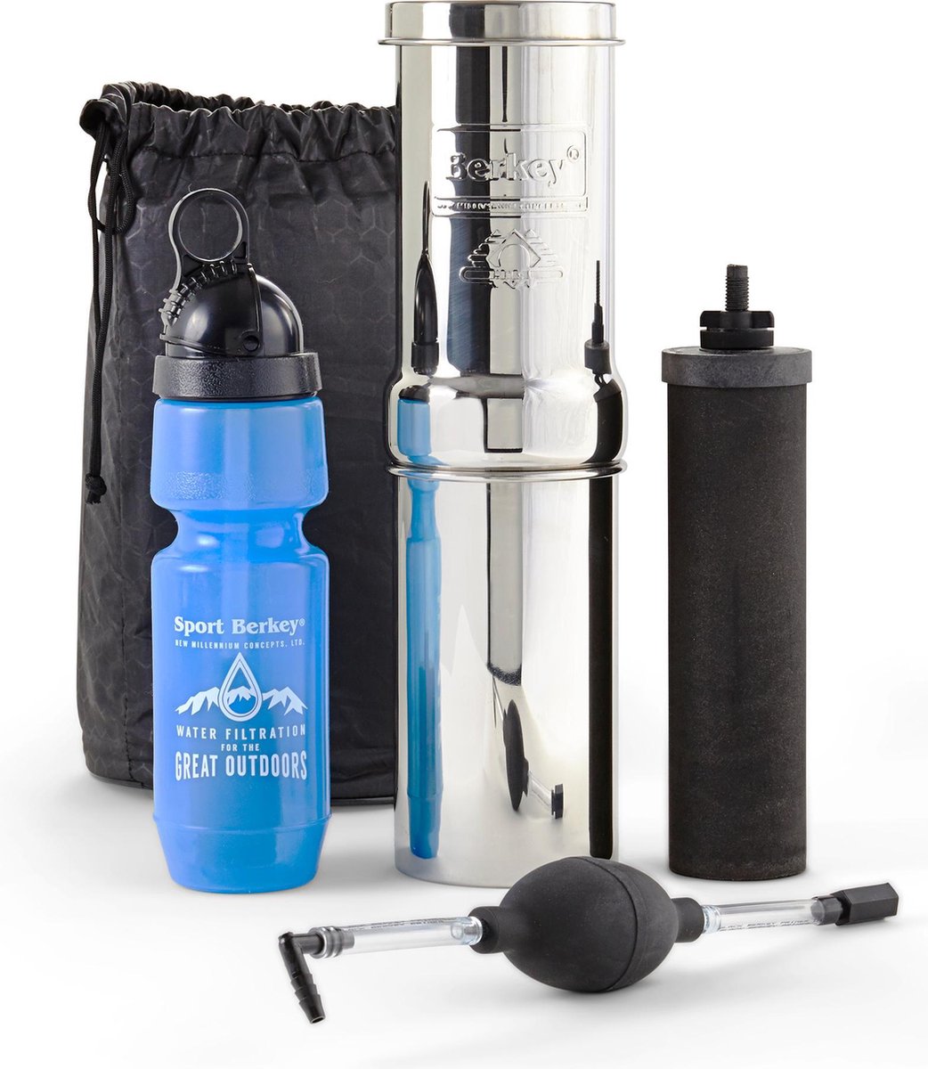 Berkey Waterfilters Berkey Go Kit Waterfilter - Voor Op Reis - 3,8 Liter per uur