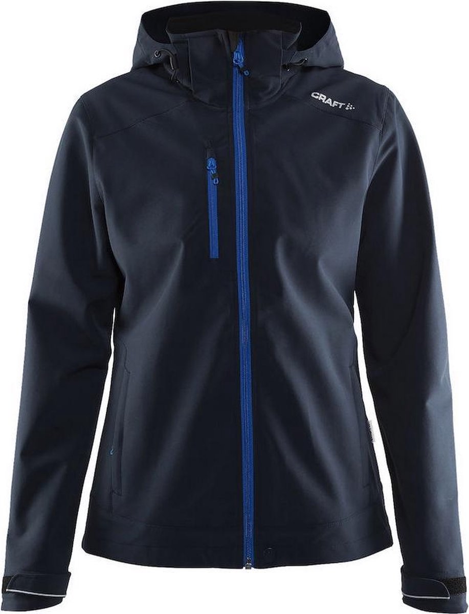 Craft Light softshell winterjas donkerblauw dames S