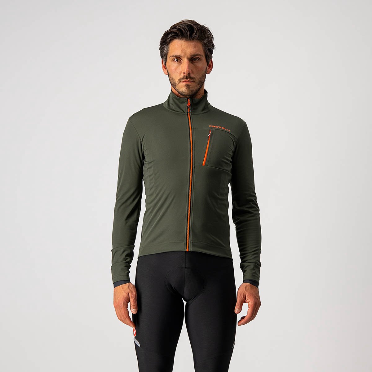 Castelli GO fietsjack groen heren M