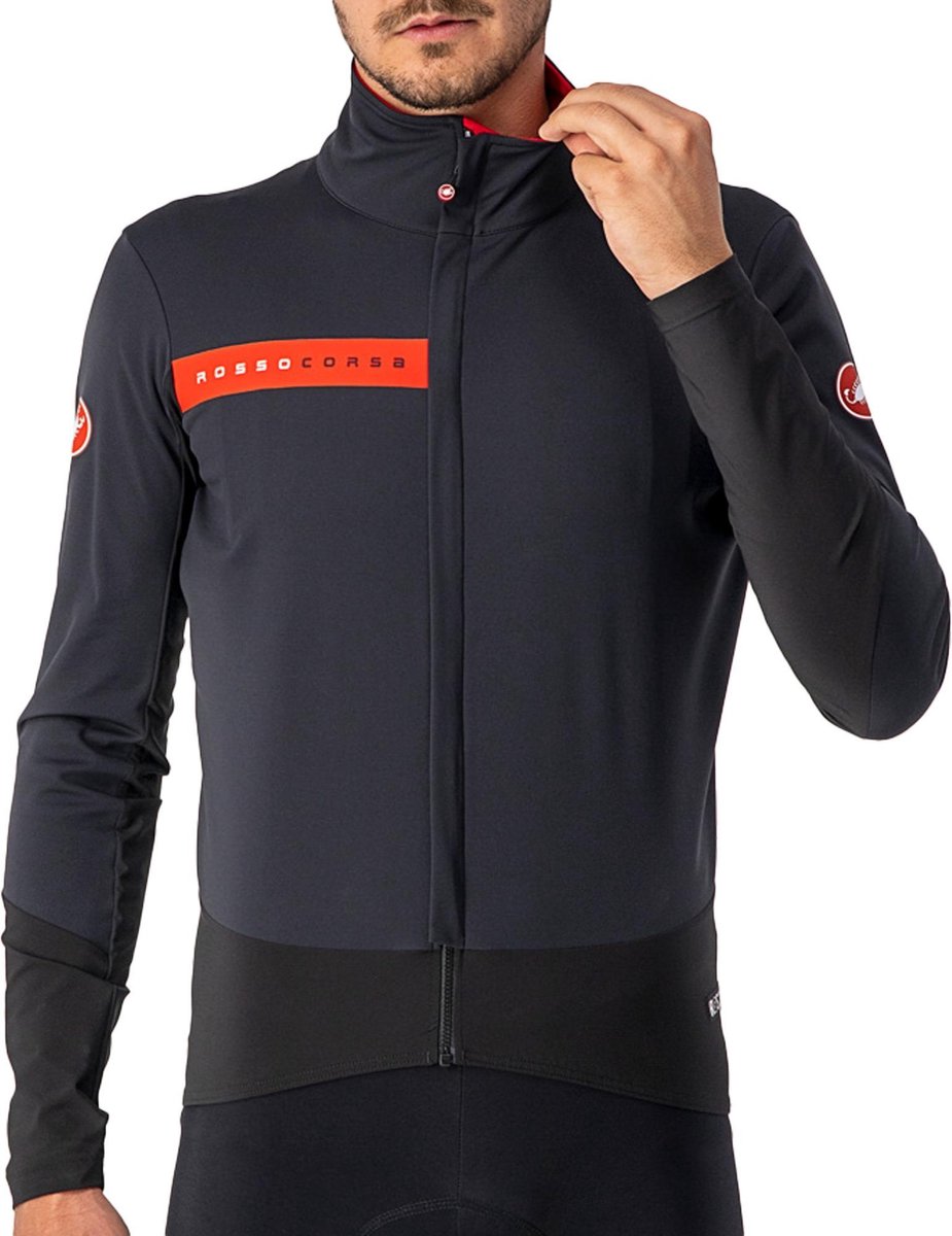 Castelli Beta RoS fietsjack zwart heren L