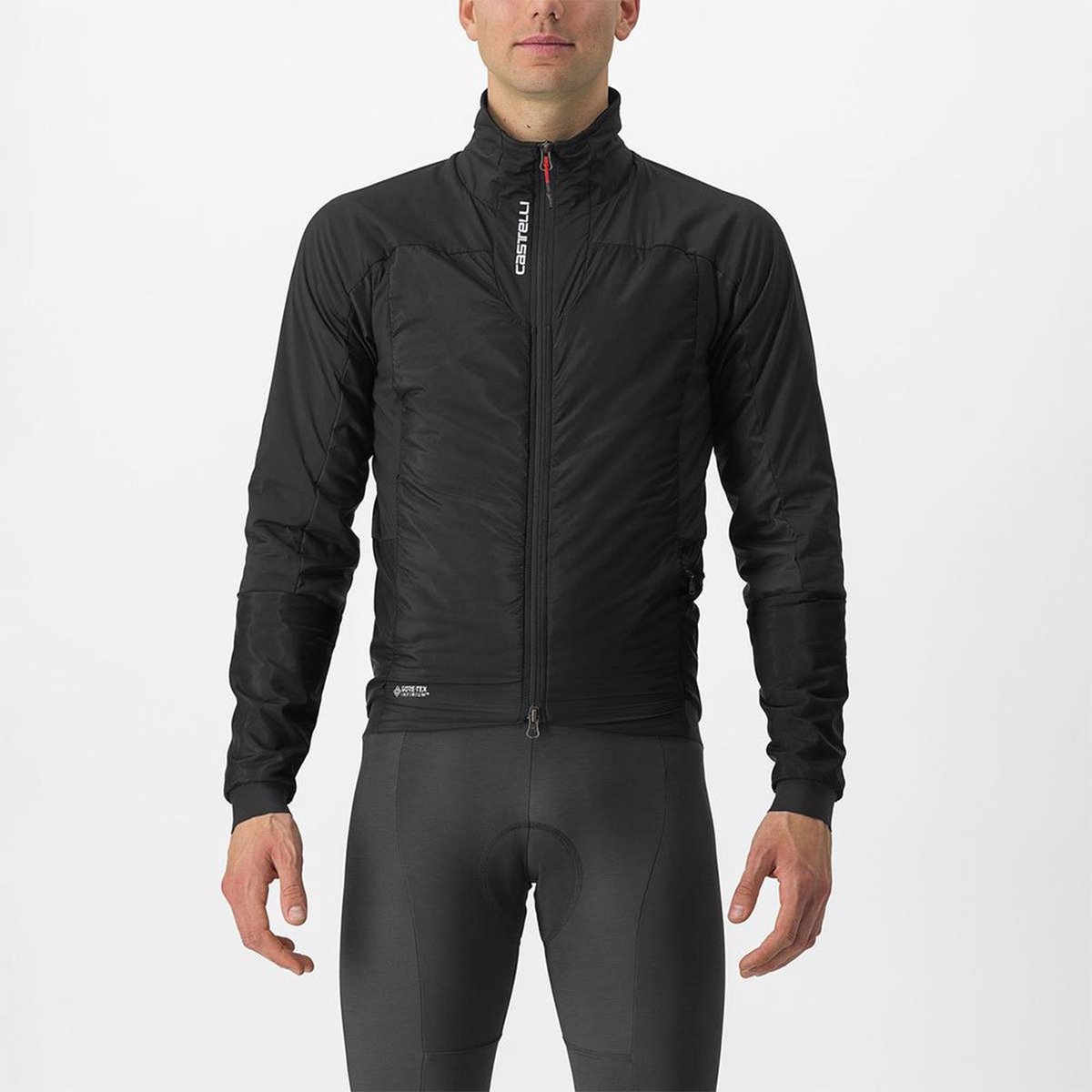 Castelli Fly Thermal lange mouw fietsjack zwart heren XXL