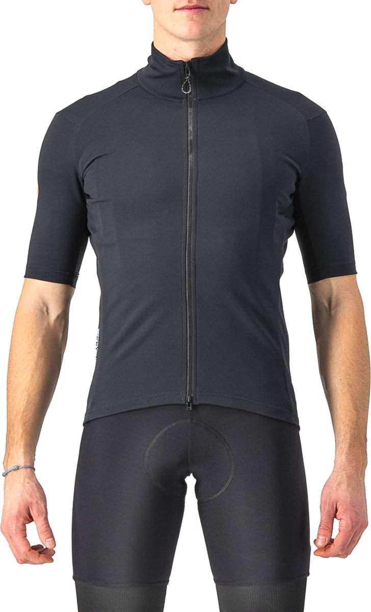 Castelli Perfetto RoS 2 Wind korte mouw fietsshirt zwart heren XXXL