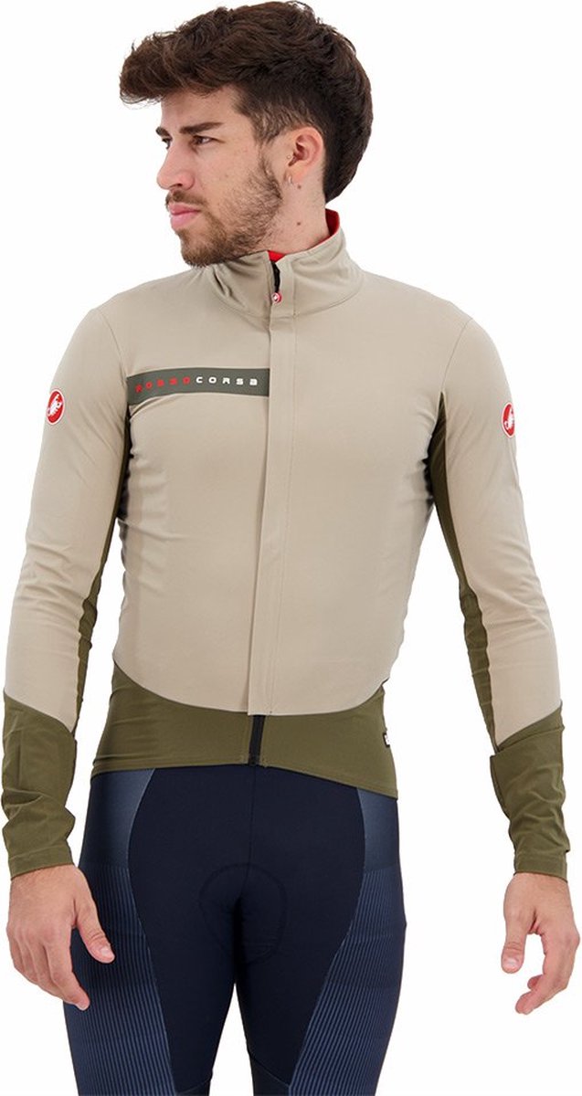 Castelli Beta RoS fietsjack grijs heren L