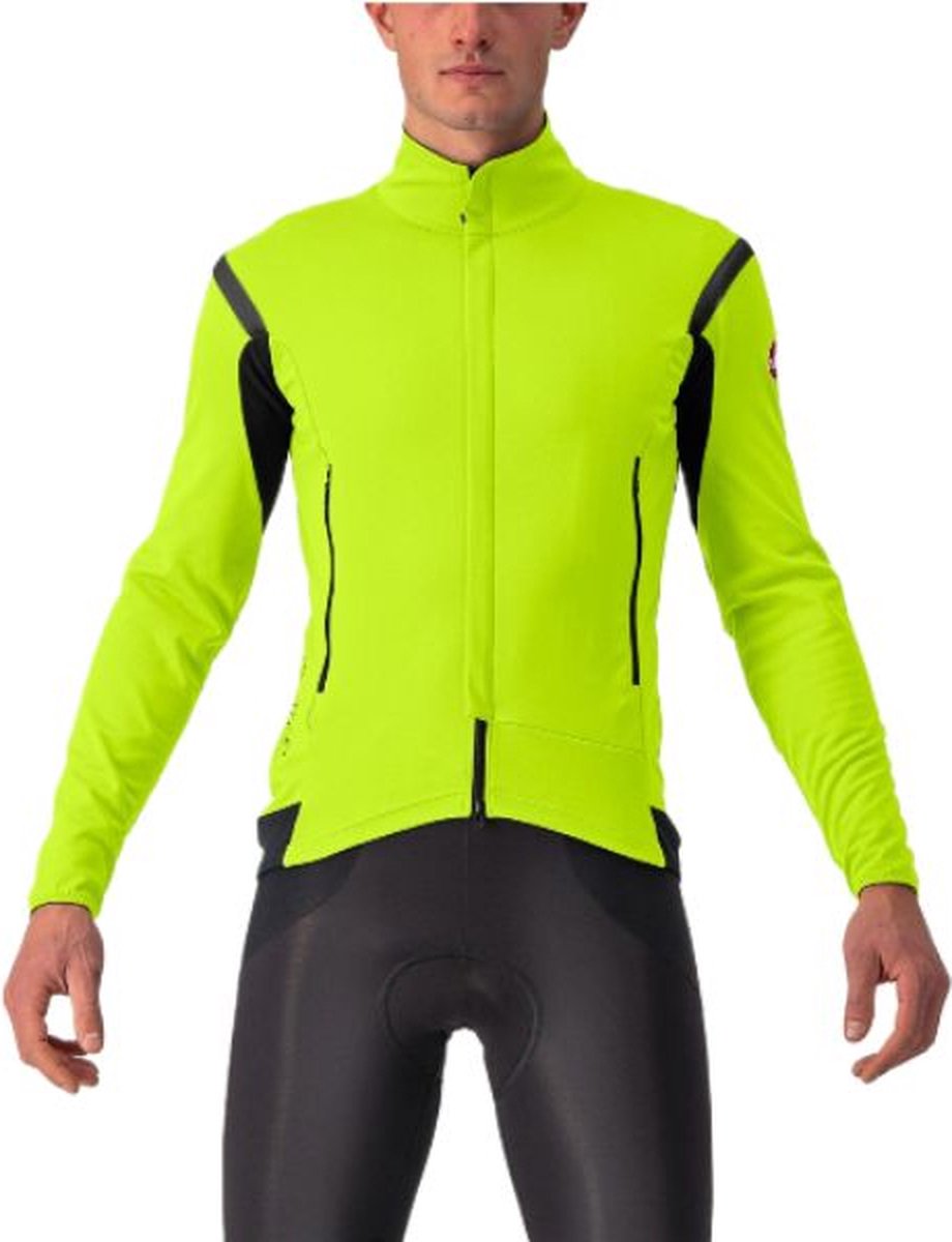 Castelli Perfetto RoS 2 lange mouw fietsjack groen/geel heren XL