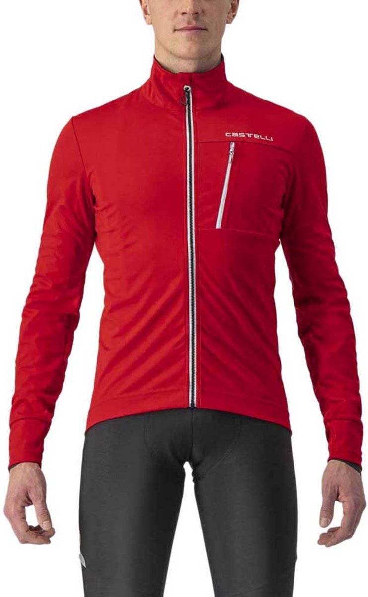 Castelli GO fietsjack rood heren S