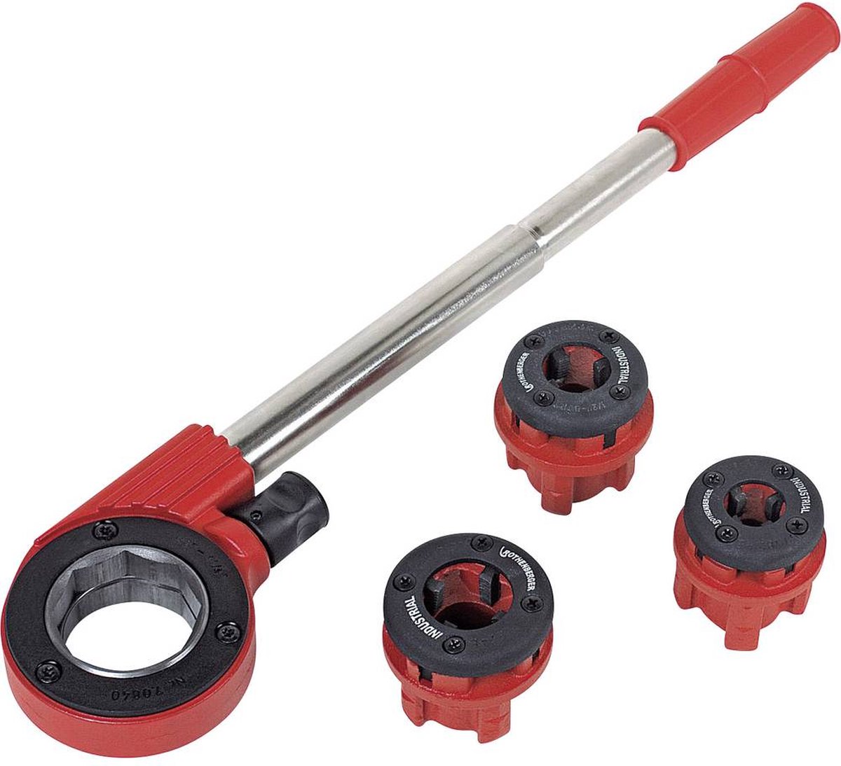 Rothenberger Schroefdraadsnijijzerset | 1/2, 3/4, 1, 1 1/4 inch | 1 stuk - 070781X 070781X