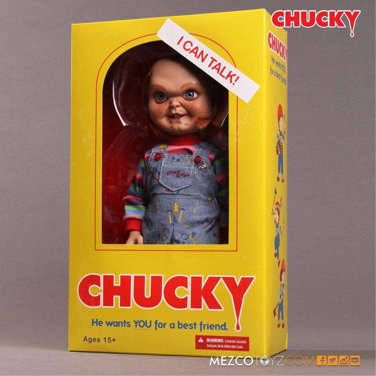 Child's Play: 15 inch Talking Sneering Chucky Doll Speelfiguur