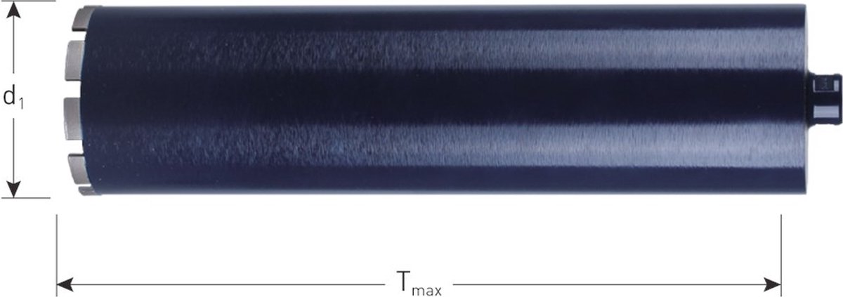 Rotec Diamantboor NAT 71x400xM30 (7)24x2,5x9,0 blauw - 7700713