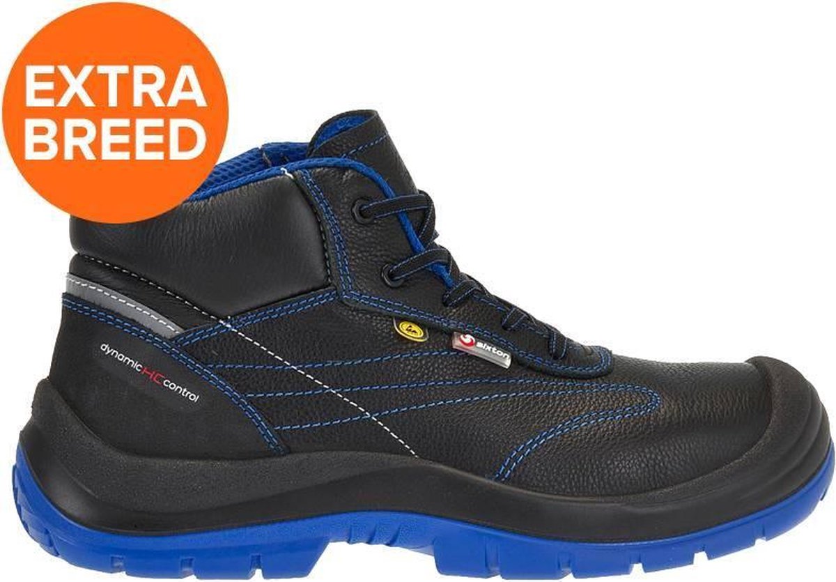 Sixton Peak 83295-07 Belluno HG S3 ESD Zwart/Blauw - Maat 45 - 11.091.096.45