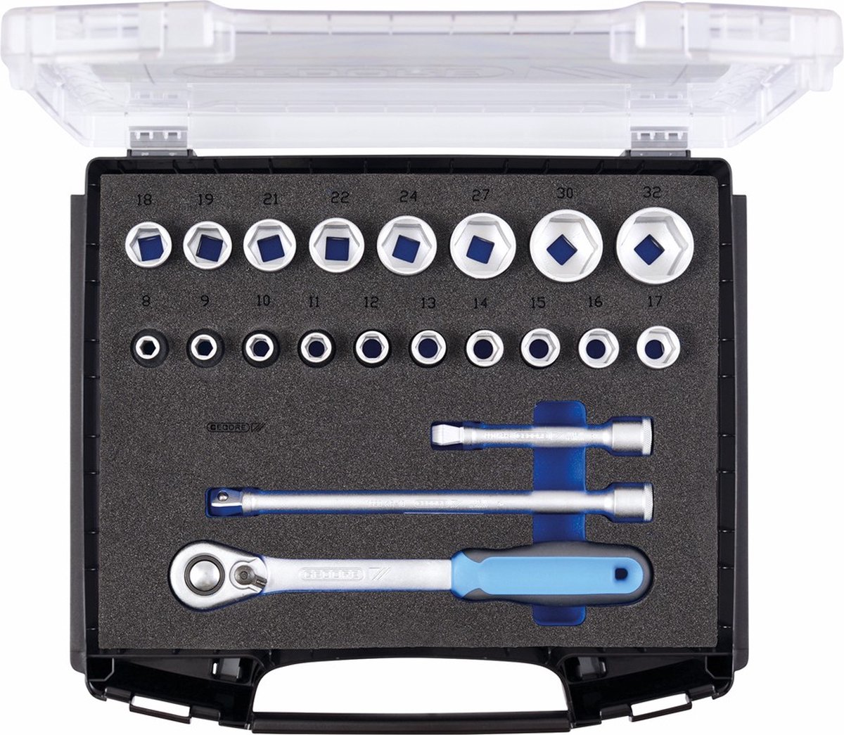 Gedore Dopsleutelset 1/2" In I-Boxx 72®, 21-Dlg. (1101 19) - 2836084