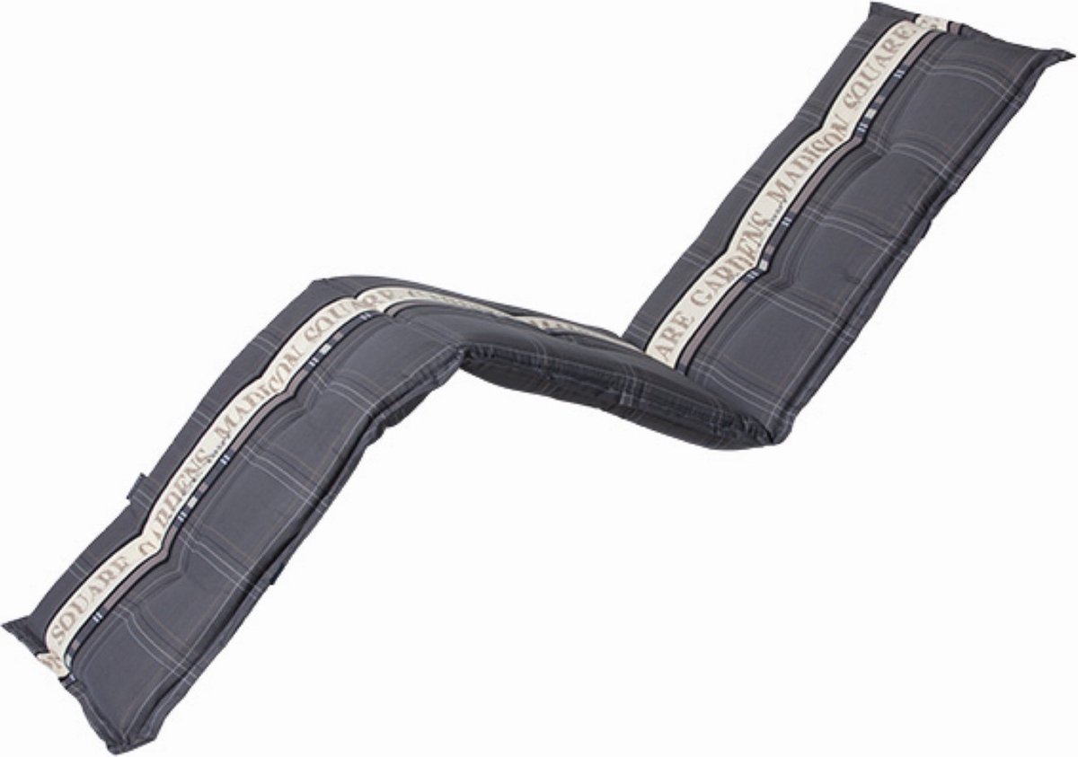 2 stuks! Kussen Ligbed 65x200 garden grey - Madison