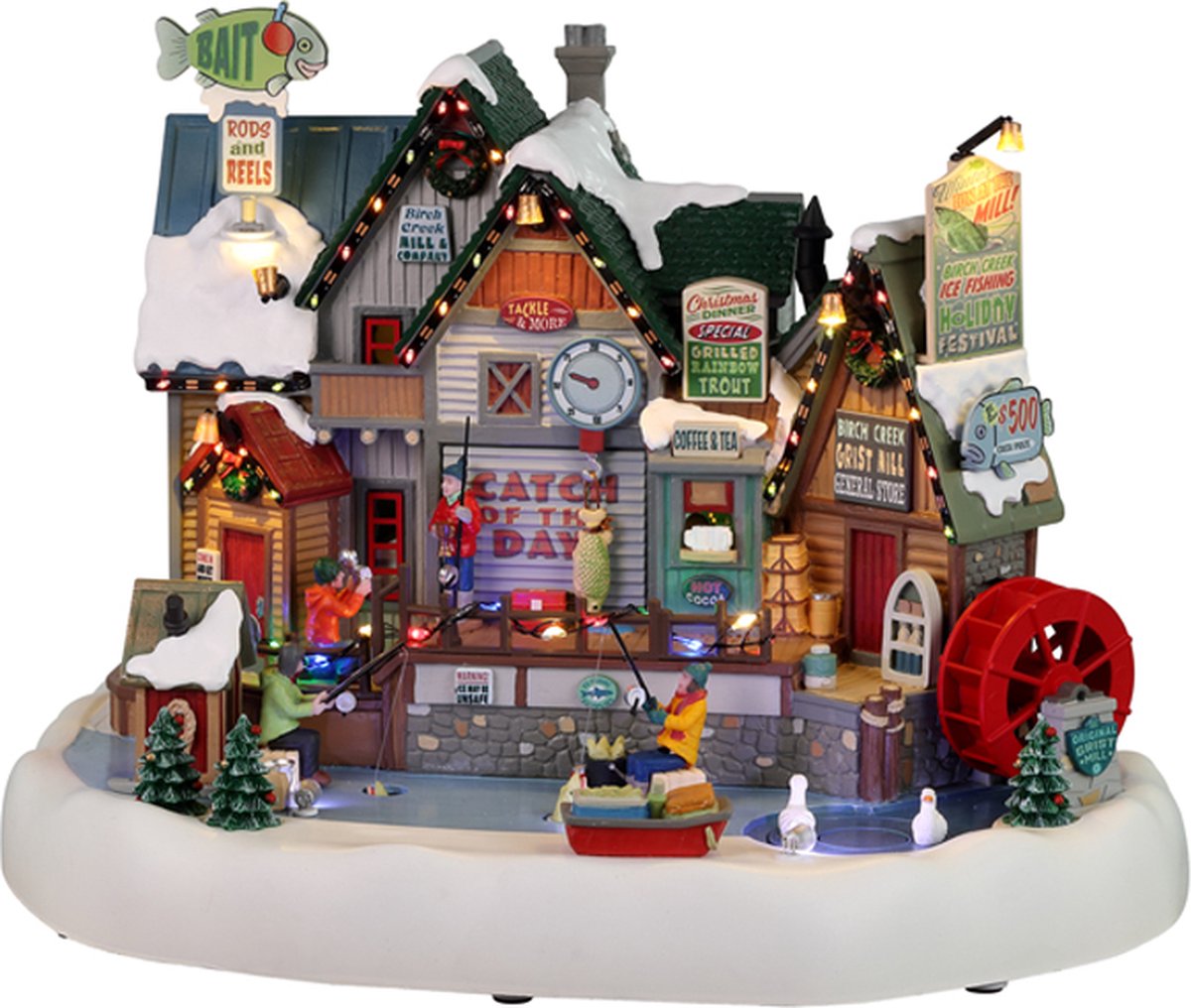 Birch Creek Ice Fishing Festival With 4.5V Adaptor - LEMAX